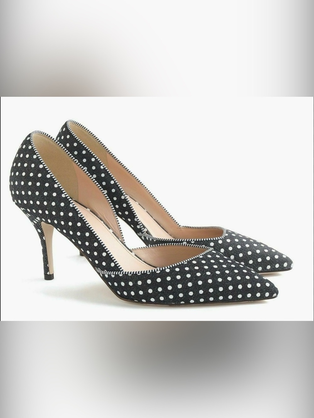 J.Crew Polka Dot Colette D'Orsay Pumps